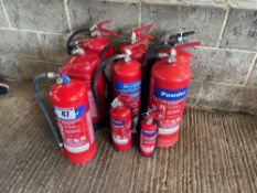 Quantity of fire extinguishers