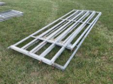 3No 12' extendable barriers