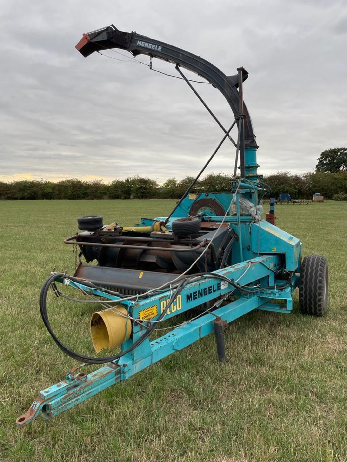 2000 Reco Mengele SH40N trailed forage harvester, 6' pick up bed, rear hitch, PTO driven ​​​​​​​Manu - Image 2 of 7