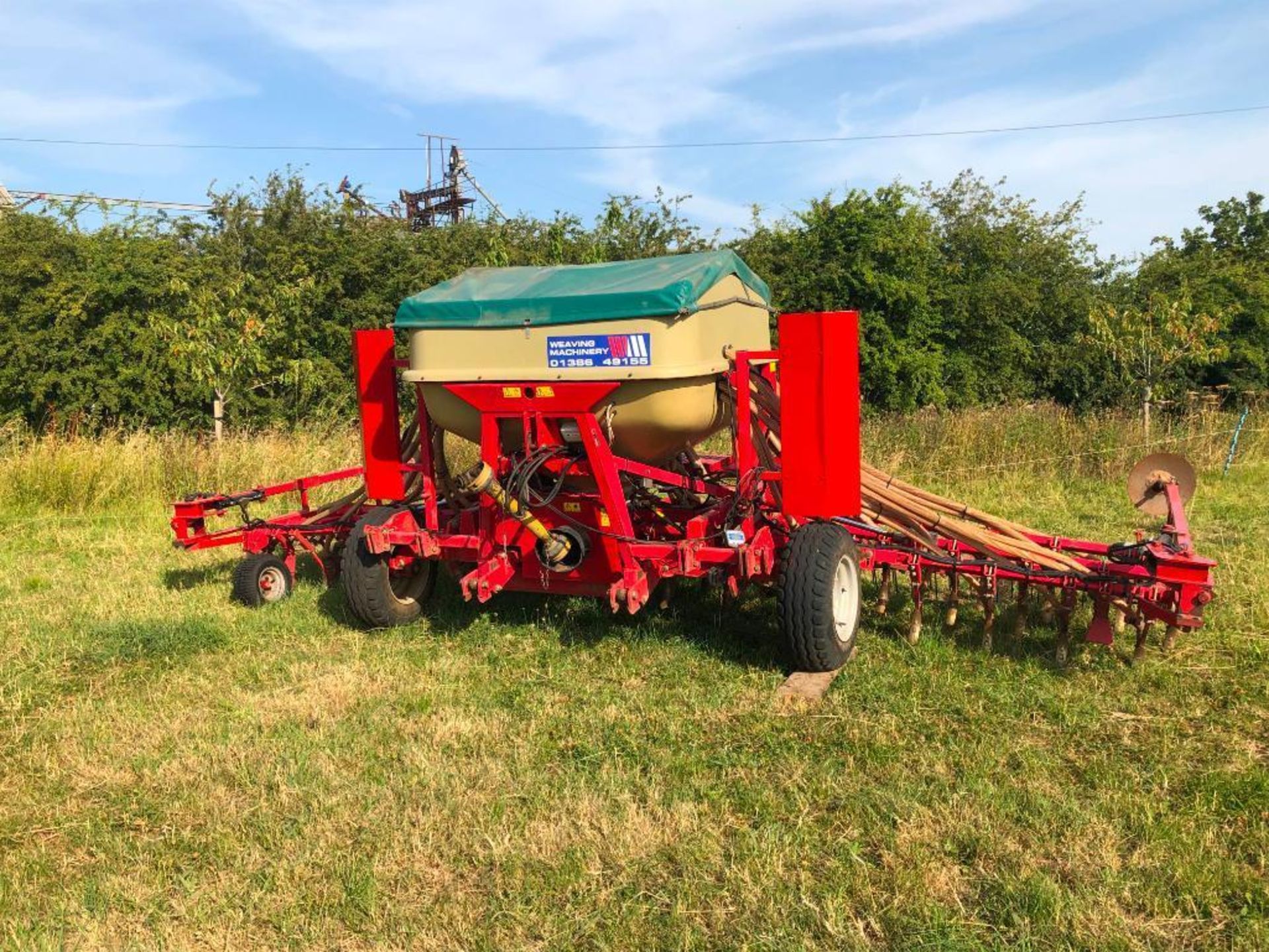 2006 Weaving 6m tine drill complete with bout markers c/w MFDC 100 control box. Approximate 4000 acr - Image 9 of 20