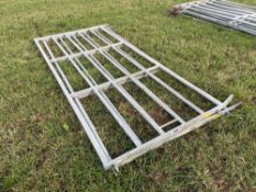 2No 10' IAE galvanised cattle hurdles