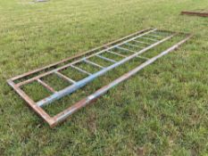 15' 10" x 5' 1" metal barrier