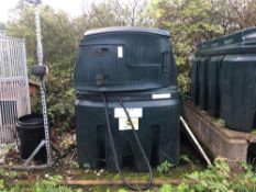 Titan FM2500 bunded fuel tank with 240v pump and meter. Sold in situ. Buyer to remove