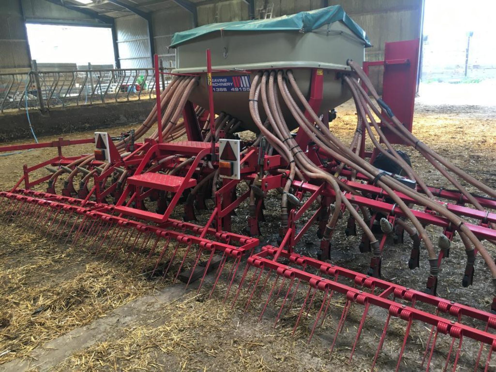 2006 Weaving 6m tine drill complete with bout markers c/w MFDC 100 control box. Approximate 4000 acr - Image 5 of 20