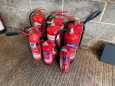 Quantity of fire extinguishers