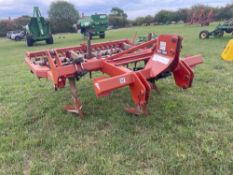 Spaldings 90/150 3 leg flat lift with 2 rows of additional spring tines and rear tooth packer, linka