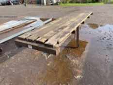 Wooden workbench