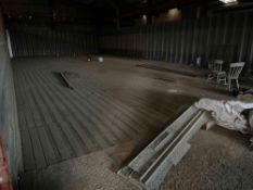 18m x 8m Softwood grain drying floor, sold in situ, buyer to remove