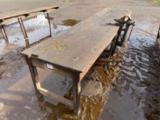 Wooden workbench