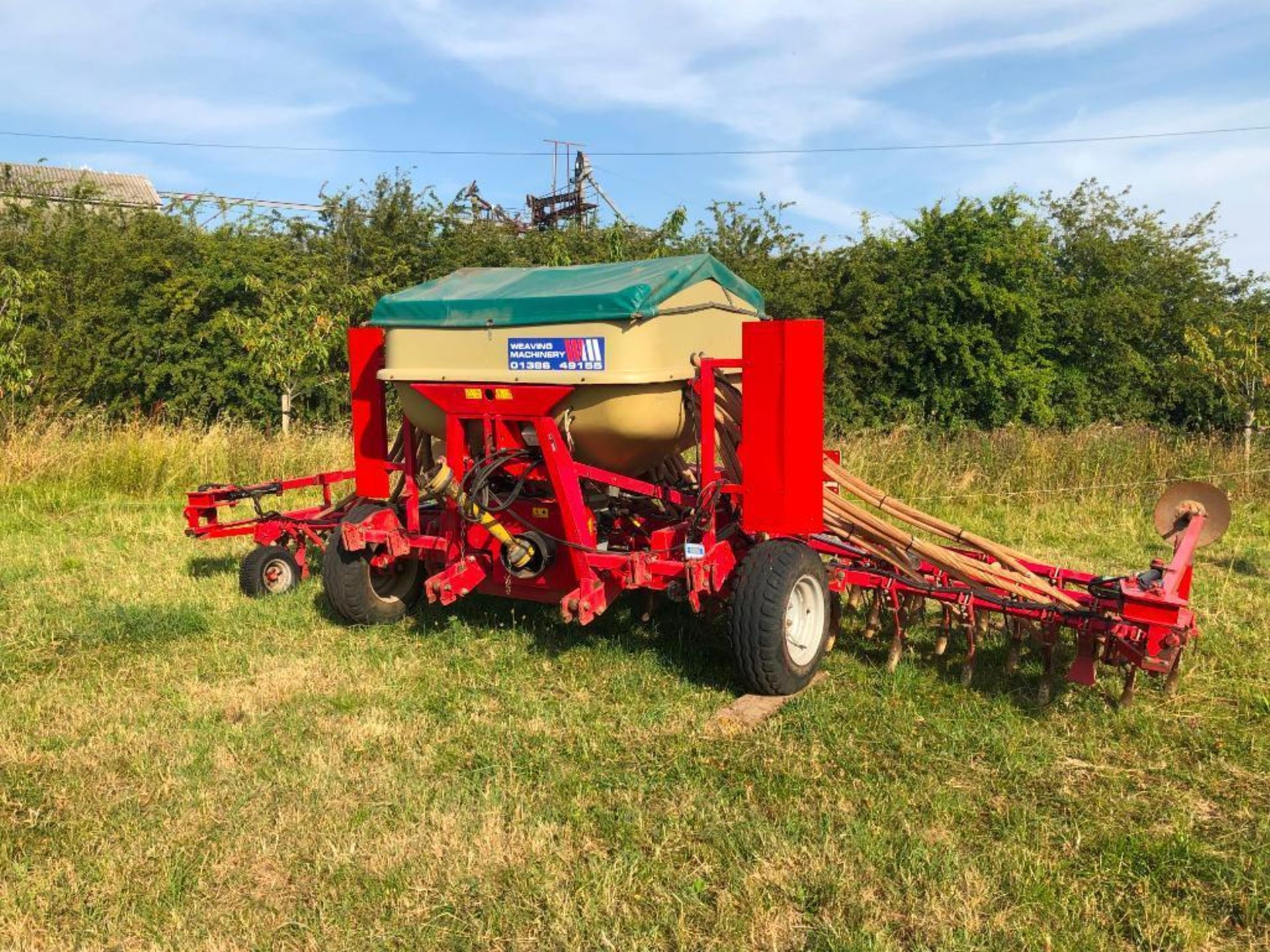 2006 Weaving 6m tine drill complete with bout markers c/w MFDC 100 control box. Approximate 4000 acr - Image 2 of 20