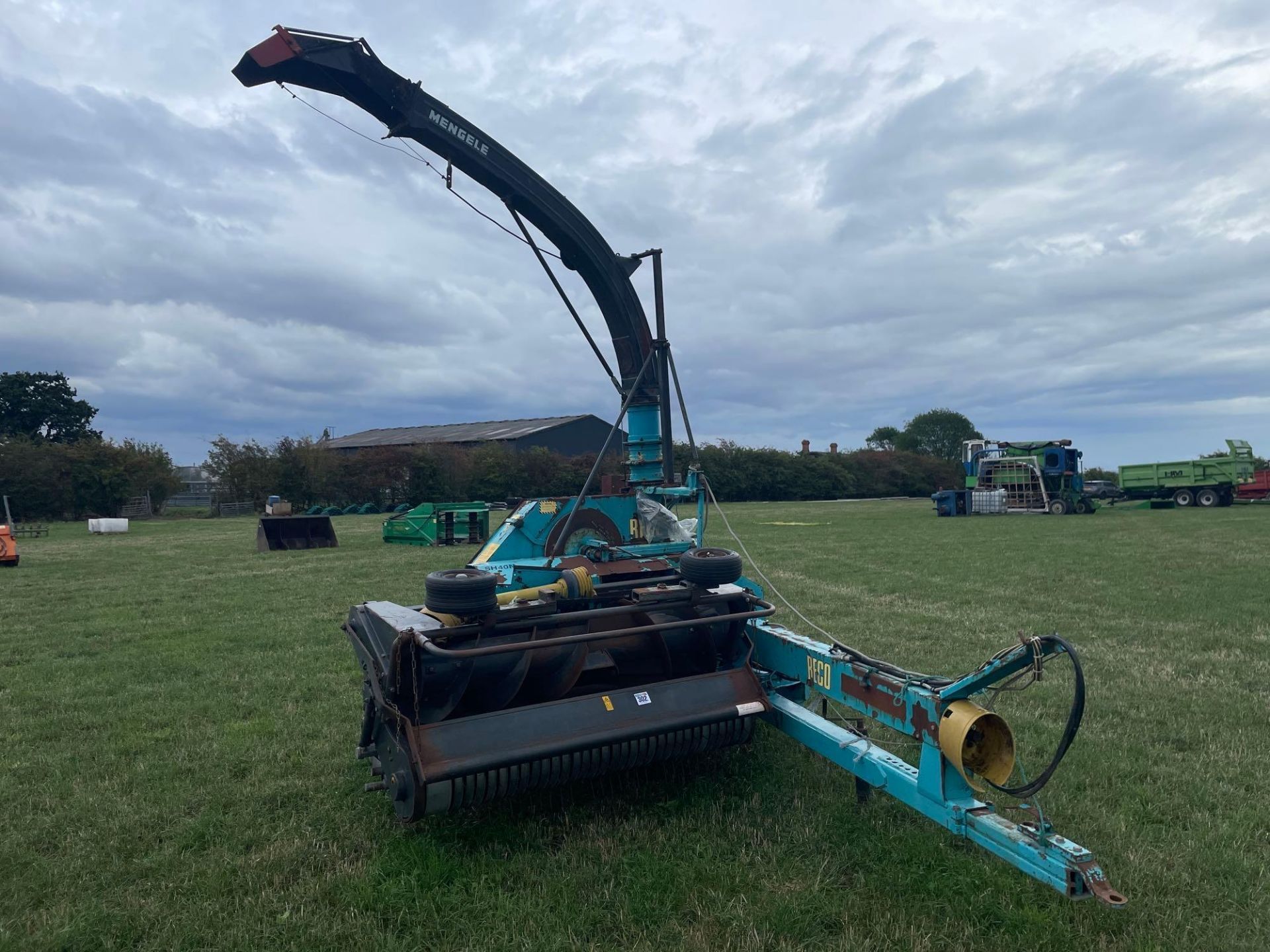 2000 Reco Mengele SH40N trailed forage harvester, 6' pick up bed, rear hitch, PTO driven ​​​​​​​Manu - Image 6 of 7