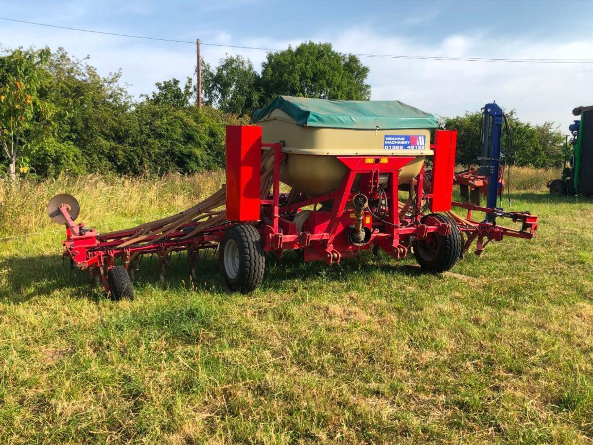 2006 Weaving 6m tine drill complete with bout markers c/w MFDC 100 control box. Approximate 4000 acr - Image 10 of 20