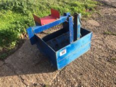 Linkage mounted weight box