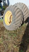 2 No. Trelleborg 400 x 17.5 Wheels & Tyres