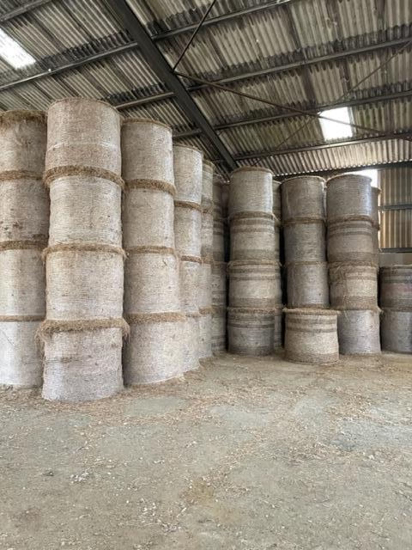 49 x 2022 Round Baled Hay From Organic AB8