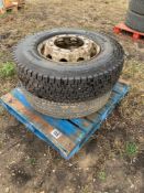 2 No 295/80 R22.5 Tyres and Rims