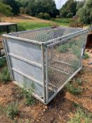 Galvanised Metal Tool Cage