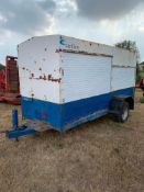 Single Axle Box Trailer - Roller Shutter Doors