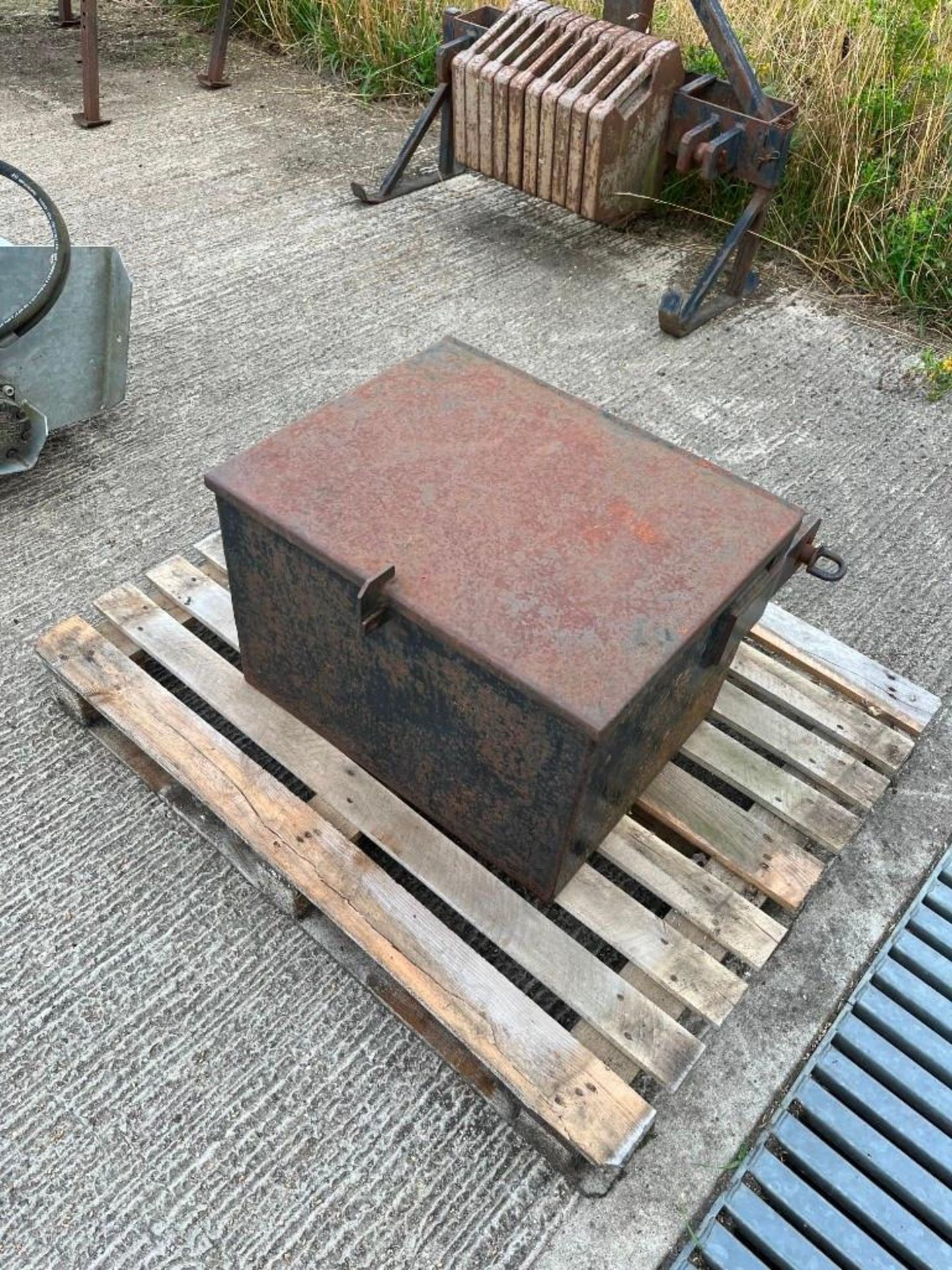 Tractor Mounted Tool Box on Frame