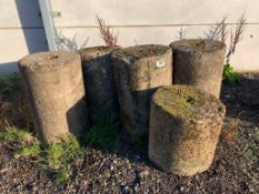 Qty. WW II Tank Stop Blocks