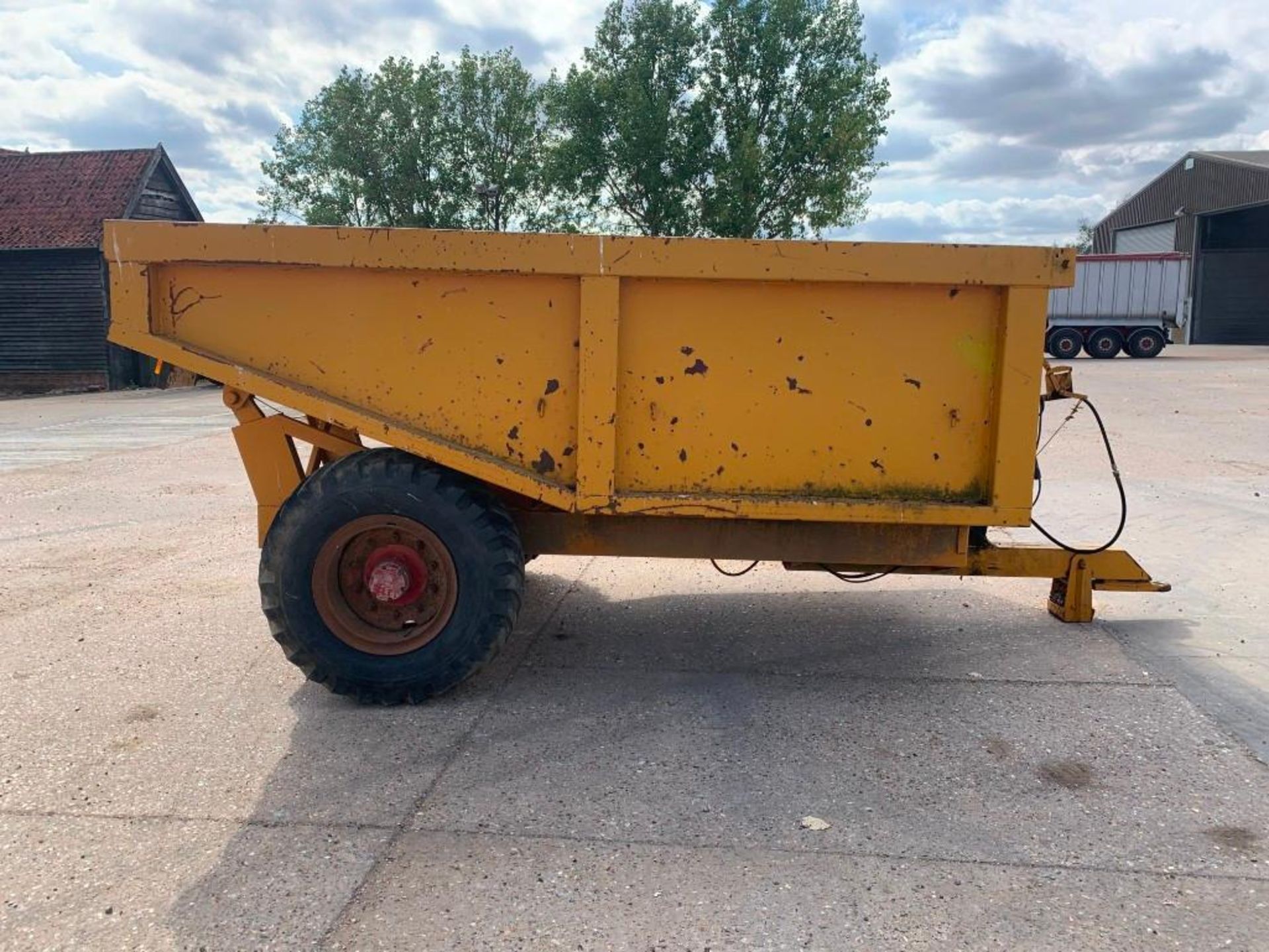 1980 Western 8T Single Axle Dump Trailer - Image 4 of 11