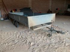 Misc. 16ft Galvanised Car Trailer