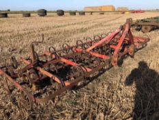 Kongskilde Triple K 12ft springtine cultivator, linkage mounted