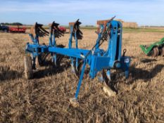 Rabewerk Eagle 120 4f reversible plough with slatted mouldboards and skimmers with additional furrow