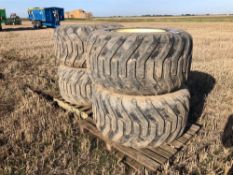 Set Nokian 600/50R22.5 wheels and tyres to suit Househam sprayer