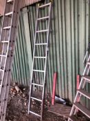 Galvanised ladder