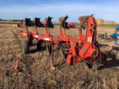 1999 Gregoire Besson RB47 5f (4+1) reversible plough with skimmers and manual vari-width. Serial No: