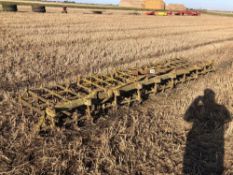 Parmiter 4.5m seed bed harrows, manual folding, linkage mounted