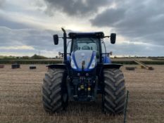 2017 New Holland T7.270 Blue Power Auto Command 4wd tractor with air brakes, front linkage, PTO and