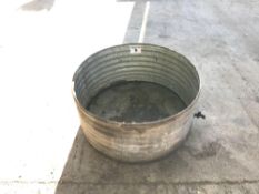 Oil catcher metal tub