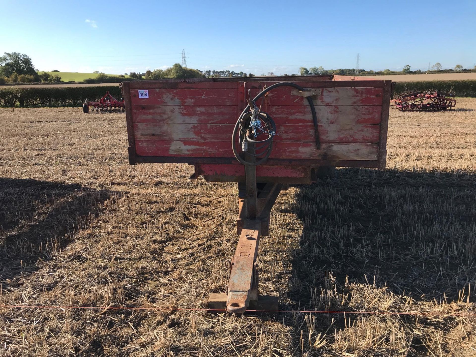 Ivan Wilson 6t single axle wooden trailer