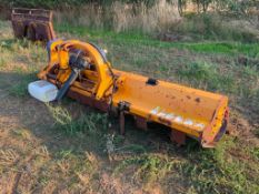 2008 Bomford Elite 270 offset flail mower with spares