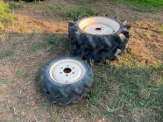 Set Yamna 8/14 front and 8.8/22 rear wheels and tyres