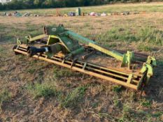 Dowdeswell 95400H 4m power harrow with rear spiral roller. Serial No: 34.  Manual in Office