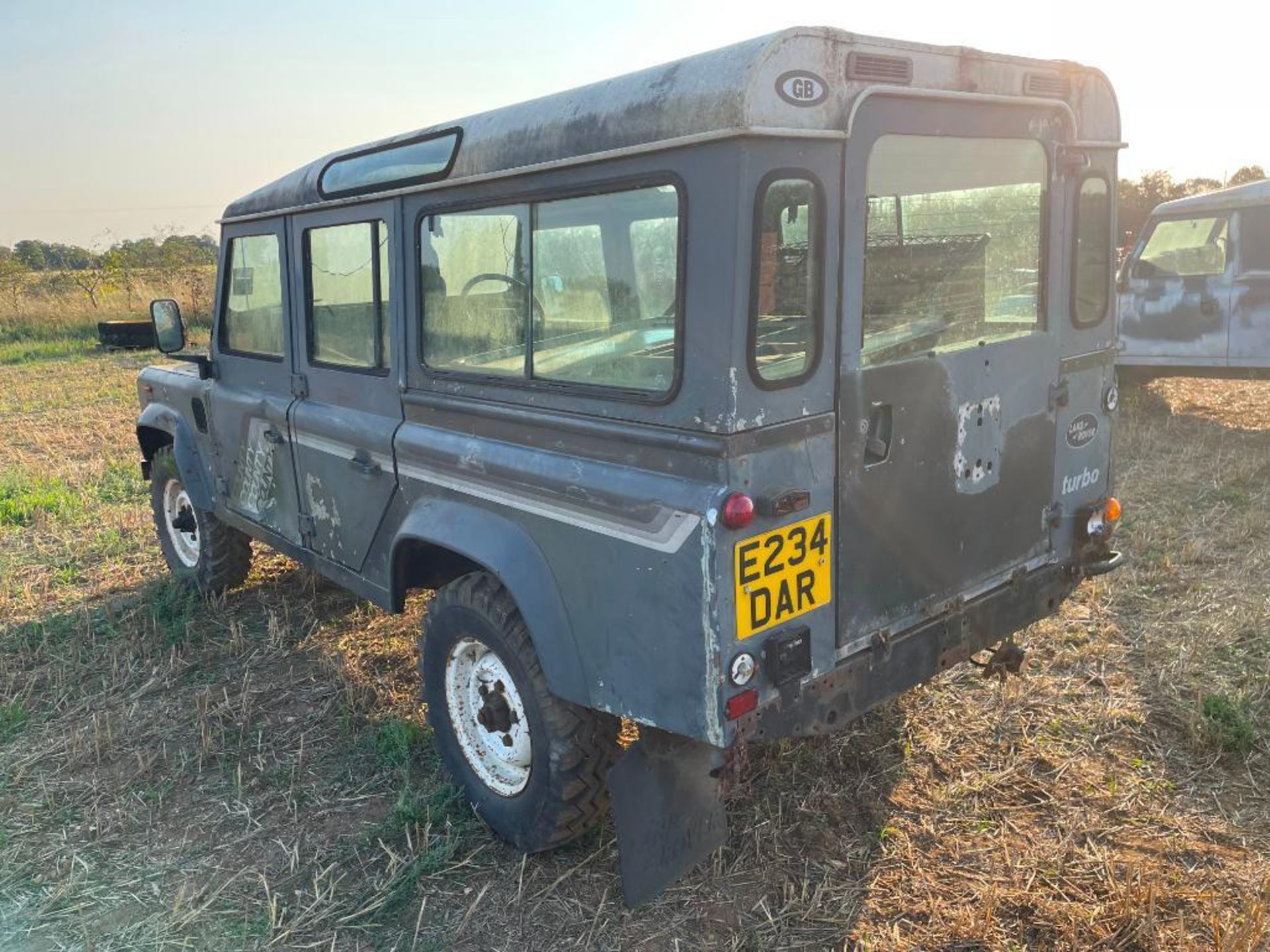 1988 Land Rover 110 County Station Wagon with 2.5l turbo engine, grey, manual, on 7.50R16 wheels and - Image 3 of 3