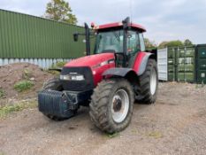 2003 Case Maxxum MXM140 4wd 40kph tractor with cab and front suspension, 4 manual spools, 16No. fron