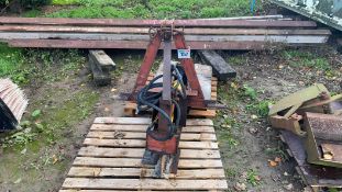 Homemade hydraulic log splitter