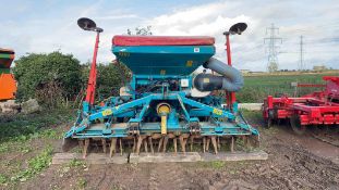 2007 RECO Sulky Optiline Pro 3m disc drill with 2006 RECO RH300.17 power harrow and Horstine TM air