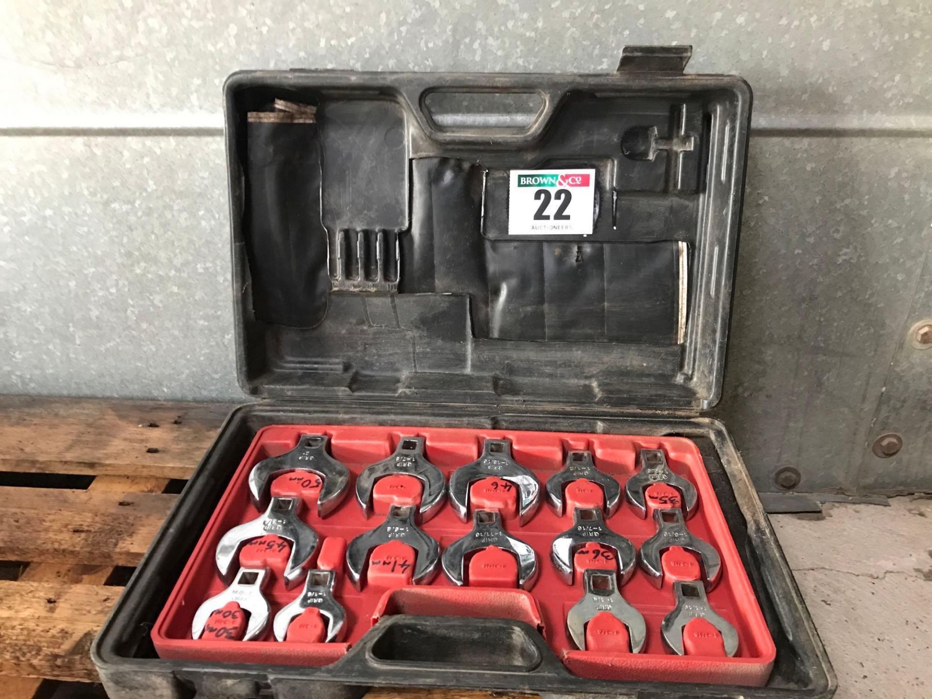 14 piece crows foot spanner set