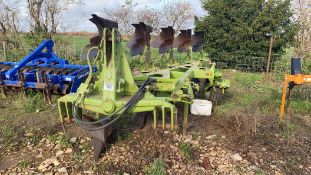 1996 Dowdeswell DP120S 5 furrow (4+1) reversible plough. Refurbished in early 2000’s. Serial No: MA3