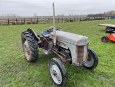 1955 Ferguson TEA 2wd tractor. Good ex-farm condition with reconditioned engine and good tyres. Reg:
