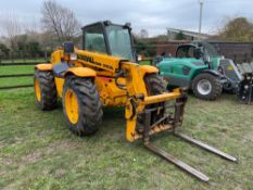 1998 JCB Loadall 526S 4x4x4 Farm Special on 15.5/80-24 wheels and tyres, Q-fit headstock, pallet tin