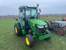 2019 John Deere 4066R 4wd diesel tractor on 27x10.50-15 front and 44x18.00-20 rear grassland wheels
