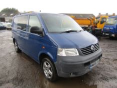 VW T5 TRANSPORTER 5 SEAT WINDOW VAN, 1ST REG 11/05, TEST 11/22, 130569M WARRANTED, V5 HERE, 2 FORMER