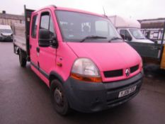 06 reg RENAULT MASTER DCLL35 DCI 100 LWB DROPSIDE (DIRECT COUNCIL) 1ST REG 05/06, TEST 06/22,