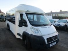 10 reg FIAT DUCATO TRI-AXLE MINIBUS (DIRECT COUNCIL) 1ST REG 04/10, 100527M, V5 HERE, 1 OWNER FROM